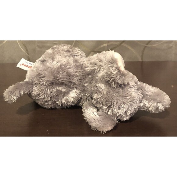 Aurora World Ellie 8” Gray Elephant Very Soft Stuffed Plush Animal Mini Flopsie - Picture 7 of 10